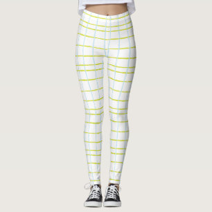 Leggings Diseño de plástico azul/verde de las piernas