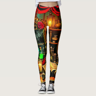 Leggings Diseño de Poción Mística Nocturna del Altar de Bru