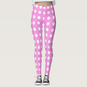 Leggings Diseño de puntos rosados