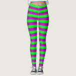 Leggings Diseño de rayas moradas y verdes<br><div class="desc">Líneas de franjas horizontales púrpura y verde sin inconvenientes Patrón de repetición Diseño Imprimir fondo</div>