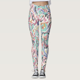 Leggings Diseño de salpicaduras