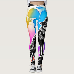 Leggings Diseño de Serenade Wolf Lunar