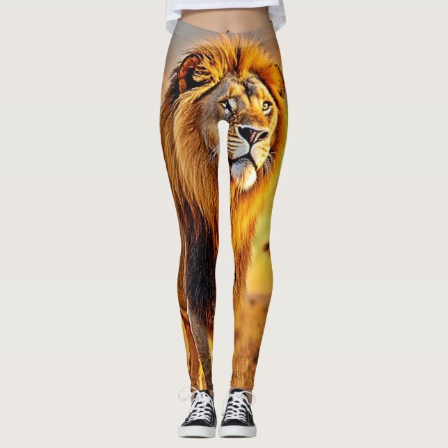 Leggings Diseño de Sunset de Lion King Savanna (Anverso)