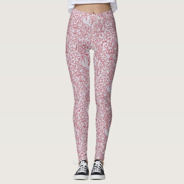 Leggings Diseño de todo el corazón (Anverso)
