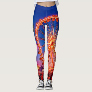 Leggings Diseño de una noche de luces festivas
