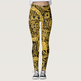 Leggings Diseño de Versace Barocco MRHNVRL. Barroco