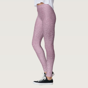 Leggings Diseño de vidrio rosa brillante