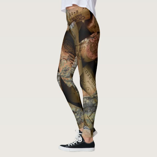 Leggings Diseño de Wine Cork (Izquierda)