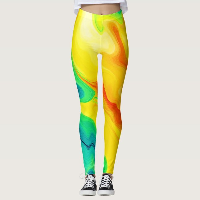 Leggings Diseño del arcoiris (Anverso)