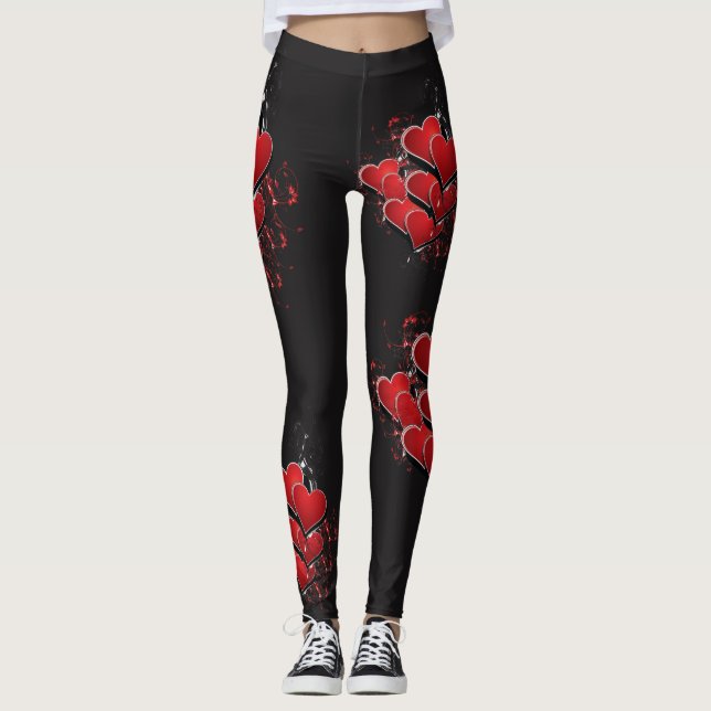 Leggings Diseño del corazón (Anverso)