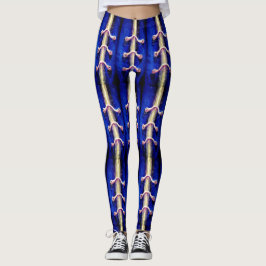 Leggings Diseño del Resumen Azul Real Urbano Industrial