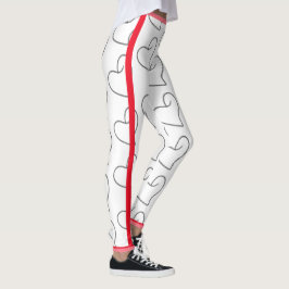 Leggings Diseño elegante en forma de corazón