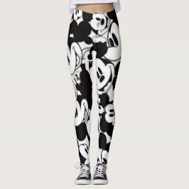 Leggings Diseño en blanco y negro