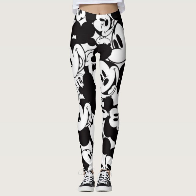 Leggings Diseño en blanco y negro (Anverso)