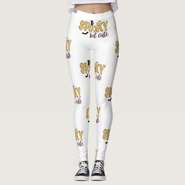 Leggings Diseño espeluznante pero lindo (Anverso)