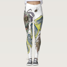 Leggings Diseño exclusivo. Loco colorido.