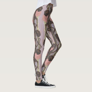 Leggings Diseño floral arquitectónico Aria Grace Urban Bloo