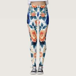 Leggings Diseño floral brillante de Royal Garden