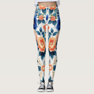 Leggings Diseño floral brillante de Royal Garden