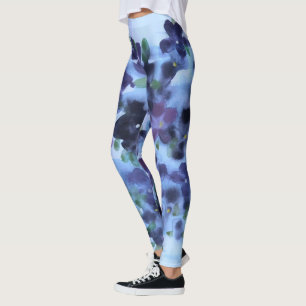 Leggings Diseño floral de acuarela