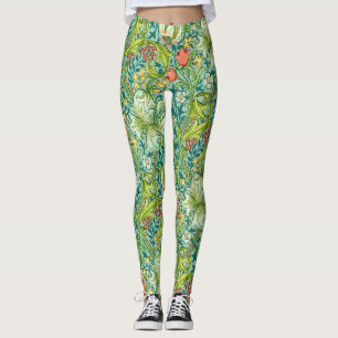 Leggings Diseño floral William Morris Golden Lily Vintage