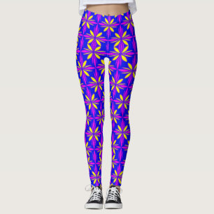 Leggings Diseño gráfico y floral digital