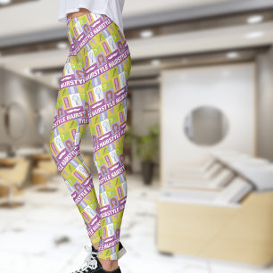 Leggings Diseño Icónico De Estilo De Cabello Profesional