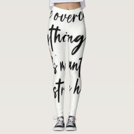 LEGGINGS DISEÑO IMPRESO DE B&W SOBRE LUCIONES