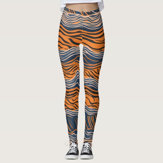 Leggings Diseño inspirado en la piel de tigres (Anverso)