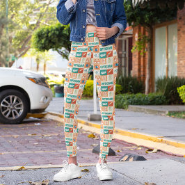 Leggings Diseño iónico óptico profesional