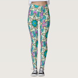 Leggings Diseño Mandala, energía de las flores!