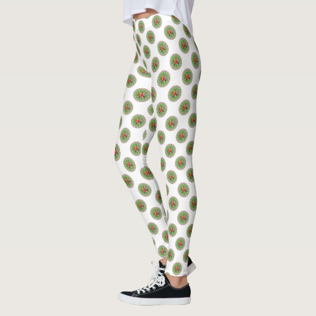 Leggings Diseño moderno de Otomi (Izquierda)