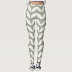Leggings Diseño moderno de semicírculo geométrico