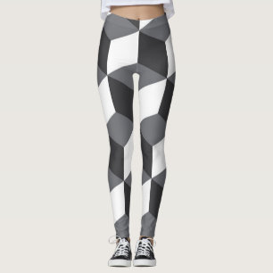 Leggings Diseño moderno, sencillo y urbano de cubos arquit