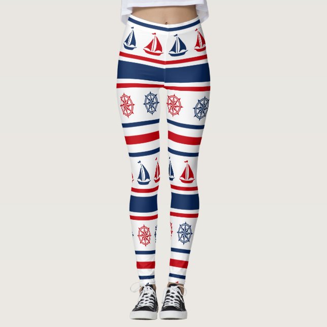 Leggings Diseño náutico (Anverso)