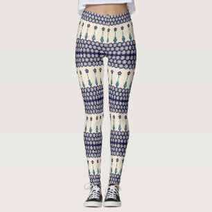 Leggings Diseño polaco de cerámica tradicional