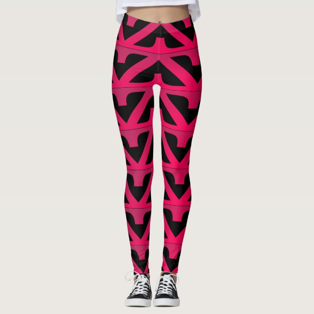 Leggings Diseño rojo doble Z (Anverso)