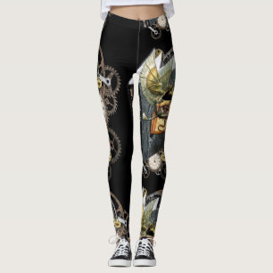 Leggings Diseño Steamplunk