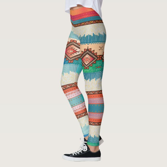 Leggings Diseño tribal africano (Izquierda)