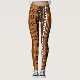 Leggings Diseño tribal de Brown Boho