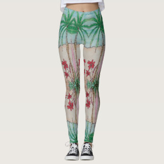 Leggings Diseño tropical