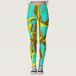 Leggings Diseño turquesa