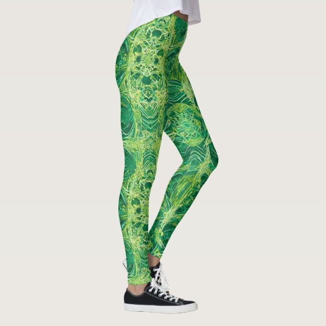 Leggings Diseños de moda para el yoga impresos para persona (Derecha)