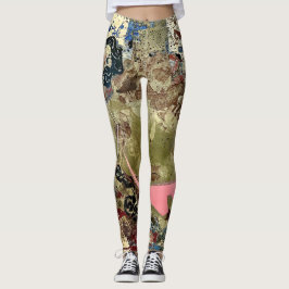 Leggings diseños de pinturas artísticas