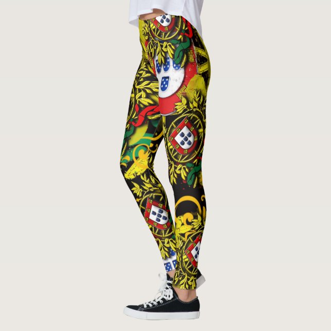 Leggings Diseños patrióticos de Portugal (Izquierda)