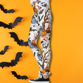 Leggings Disfraz de Halloween feliz