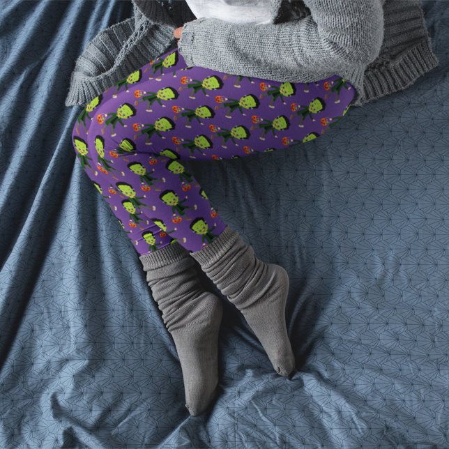 Leggings Disfraz Frankenstein de Halloween para niños (Subido por el creador)