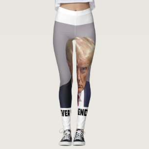 Leggings Disparo a Donald J Trump Mug - Nunca rendirse a un