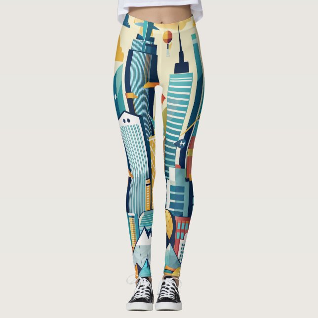 Leggings Distrito financiero (Anverso)