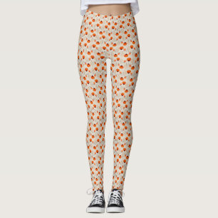 Leggings Ditsy Naranja Floral